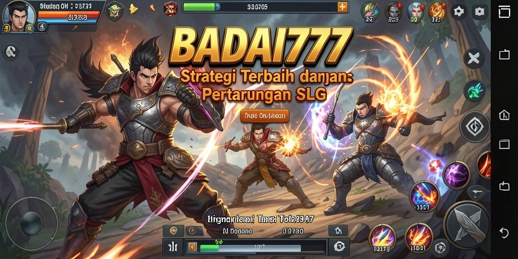 Tampilan gameplay strategis di BADAI777 yang menarik.
