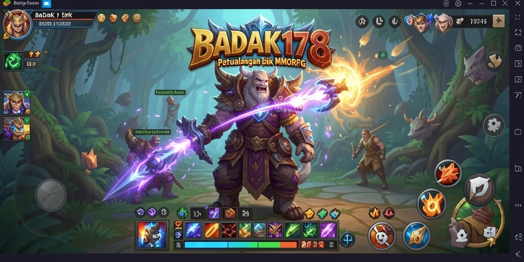 Tampilan gameplay epik dan petualangan dalam BADAK178 yang menakjubkan.