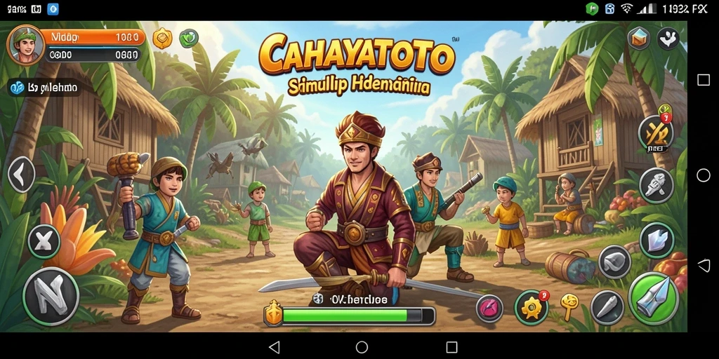 Tampilan gameplay terbaru CAHAYATOTO yang interaktif dan menarik.