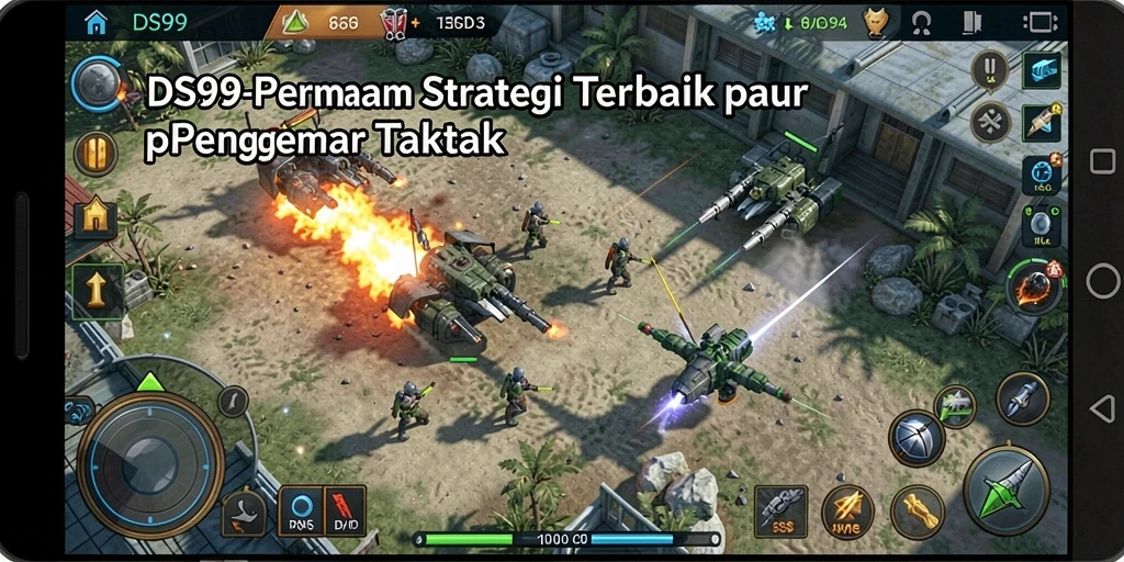 Tampilan gameplay DS99 yang imersif dan strategis.