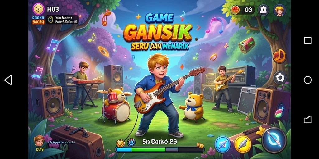 Tampilan gameplay H03 yang seru dan interaktif.