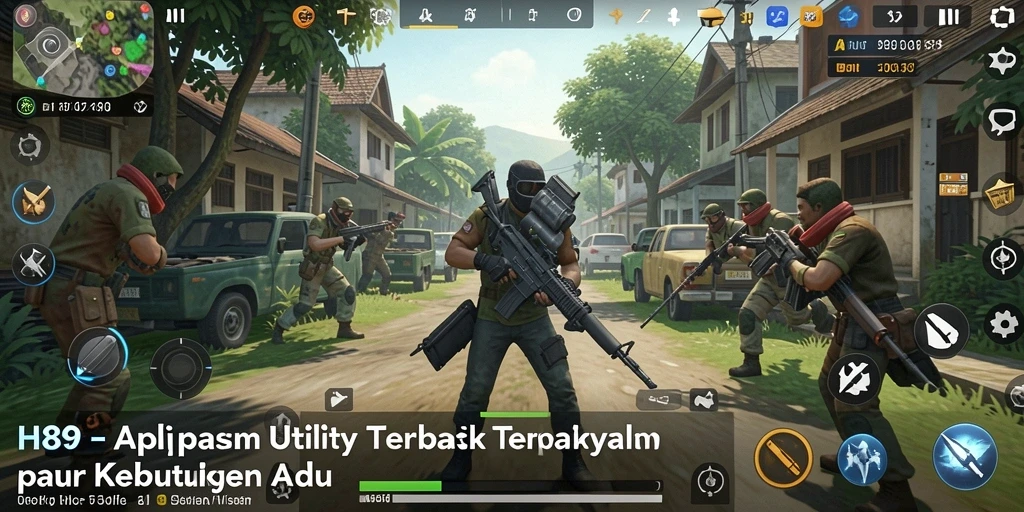 Tampilan antarmuka aplikasi <strong>H89</strong> dengan fitur utility yang menarik.