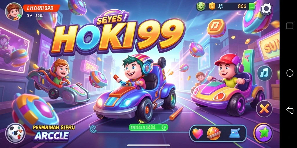 Screenshot menampilkan aksi seru dari HOKI99 dalam gameplay Arcade.
