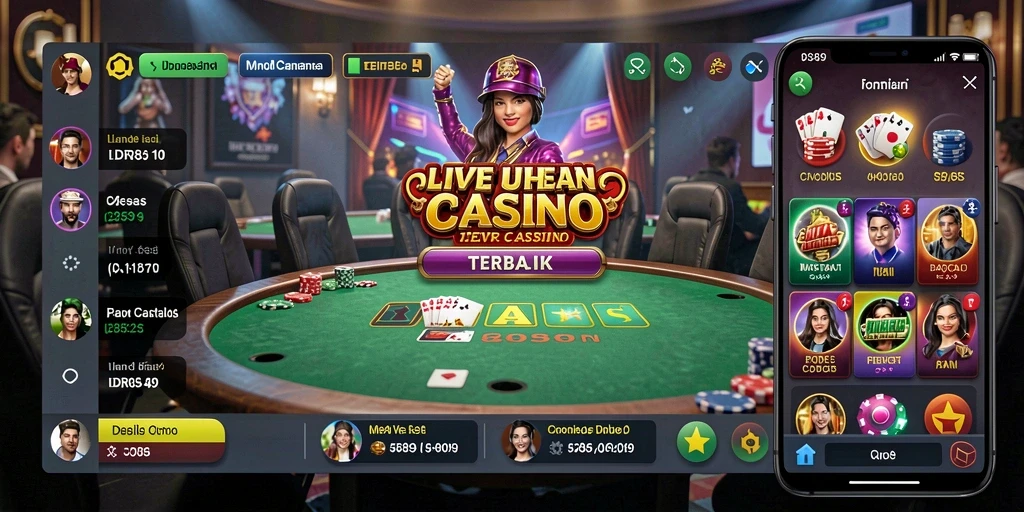 Tampilan gameplay Live Casino yang menarik di IDR89