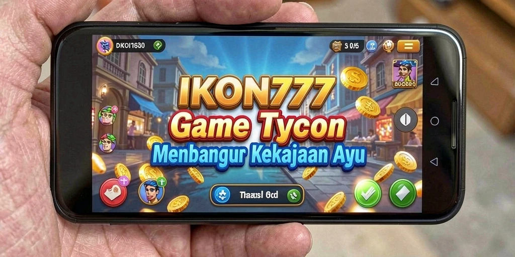 Tangkapan layar gameplay <strong>IKON777</strong> yang menampilkan momen strategis dalam membangun kerajaan bisnis.