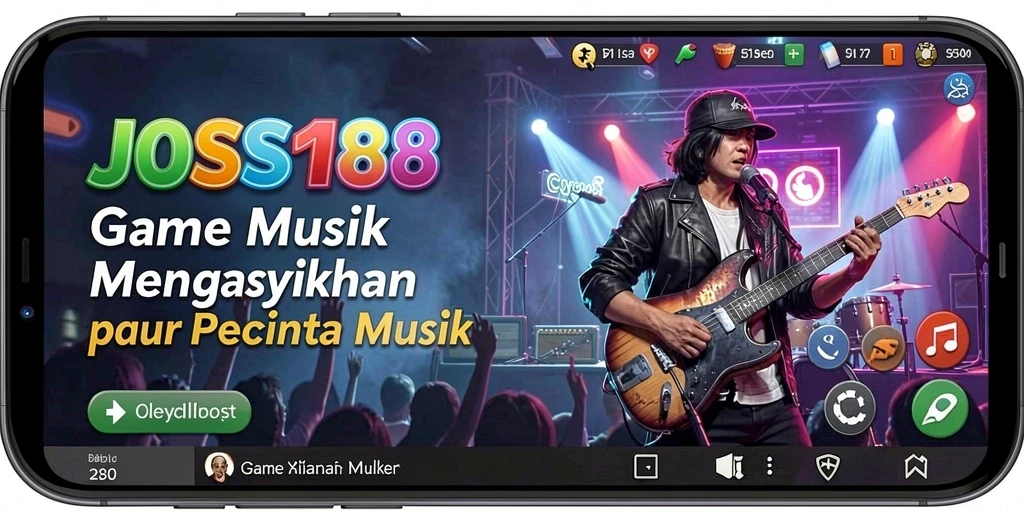 Tampilan menarik dari gameplay JOSS188 dengan musik yang mengasyikkan.