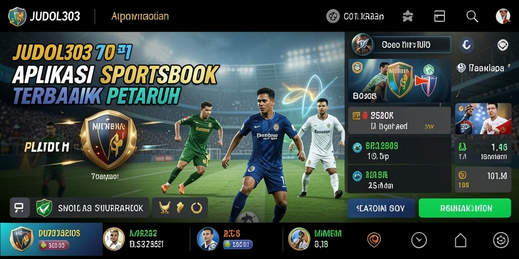Screenshot utama JUDOL303 menampilkan pengalaman taruhan olahraga yang seru.