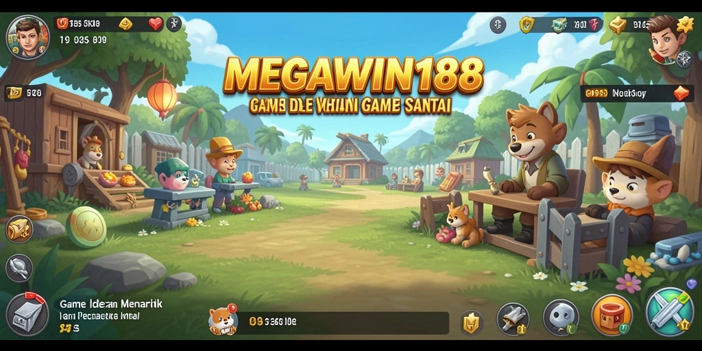 Tampilan gameplay yang menarik dan santai.