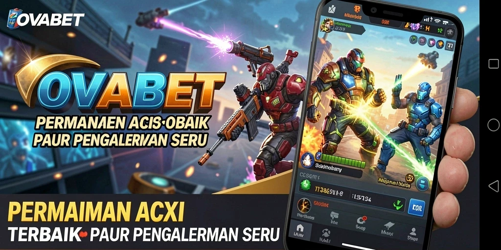 Screenshot gameplay OVABET menampilkan aksi seru dan karakter bertarung.