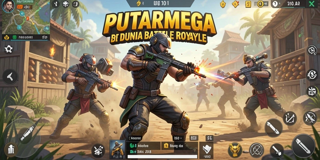 Tampilan gameplay PUTARMEGA yang seru dan mendebarkan.