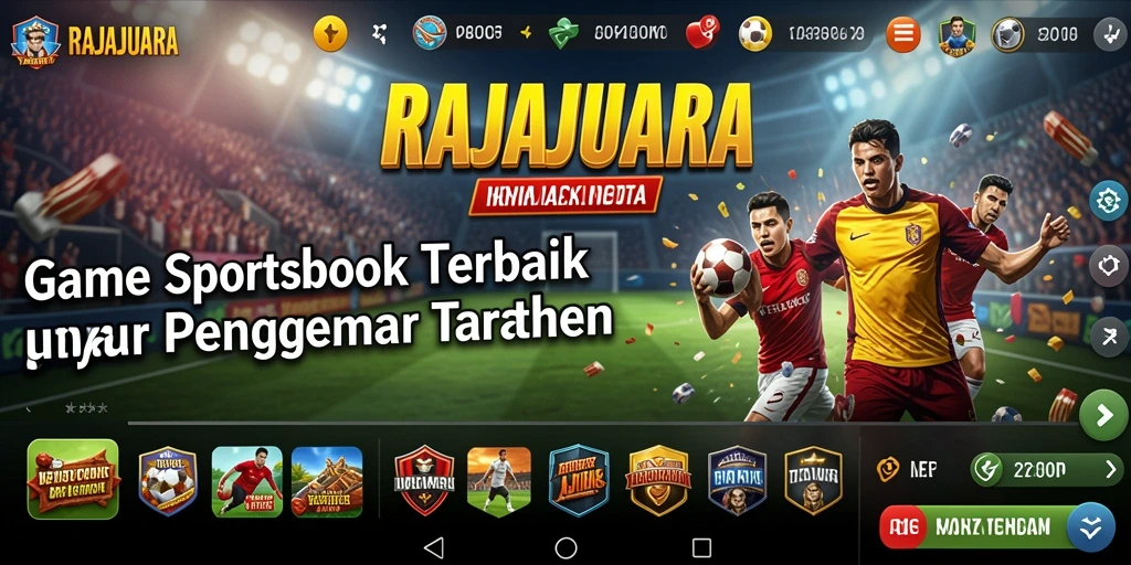 Tampilan gameplay RAJAJUARA yang mengasyikkan dalam taruhan olahraga.