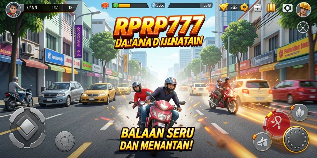 Screenshot menampilkan gameplay RPRP777 yang mendebarkan dan penuh aksi.
