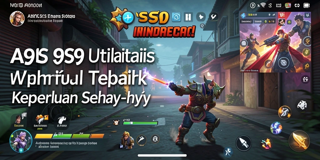 Tampilan utama antarmuka aplikasi S9S9 untuk optimasi perangkat.