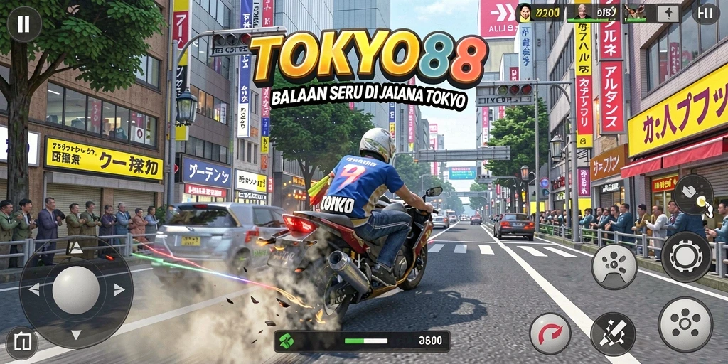 Gameplay Racing seru dan menegangkan di TOKYO88.