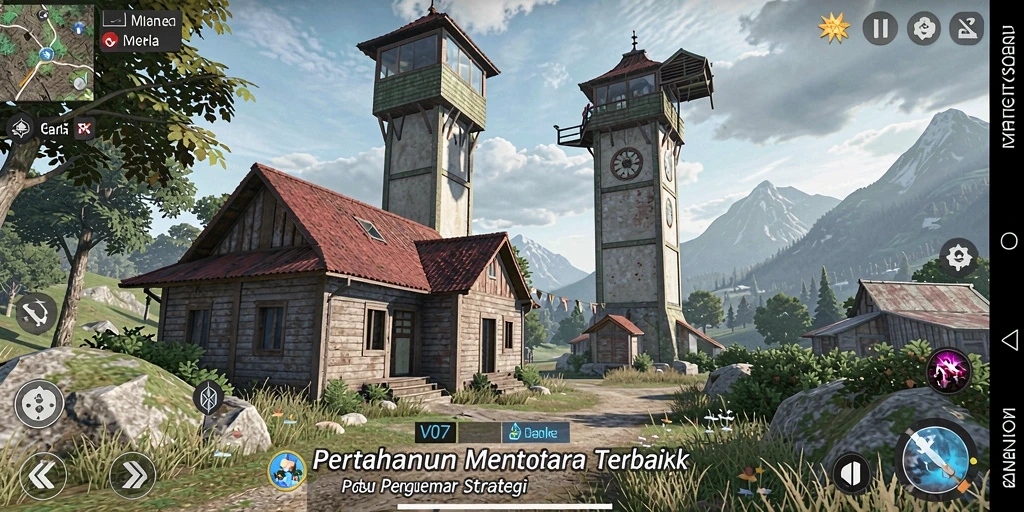 Gameplay seru Tower Defense yang menantang dan strategis.